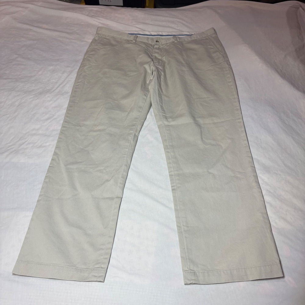 Polo Ralph Lauren Mens Beige Khaki Chino Pants Classic Fit 100% Cotton 40x32